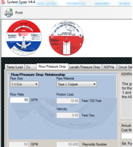 Image of pressure booster system pressure drop