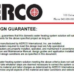 AERCO design guarantee