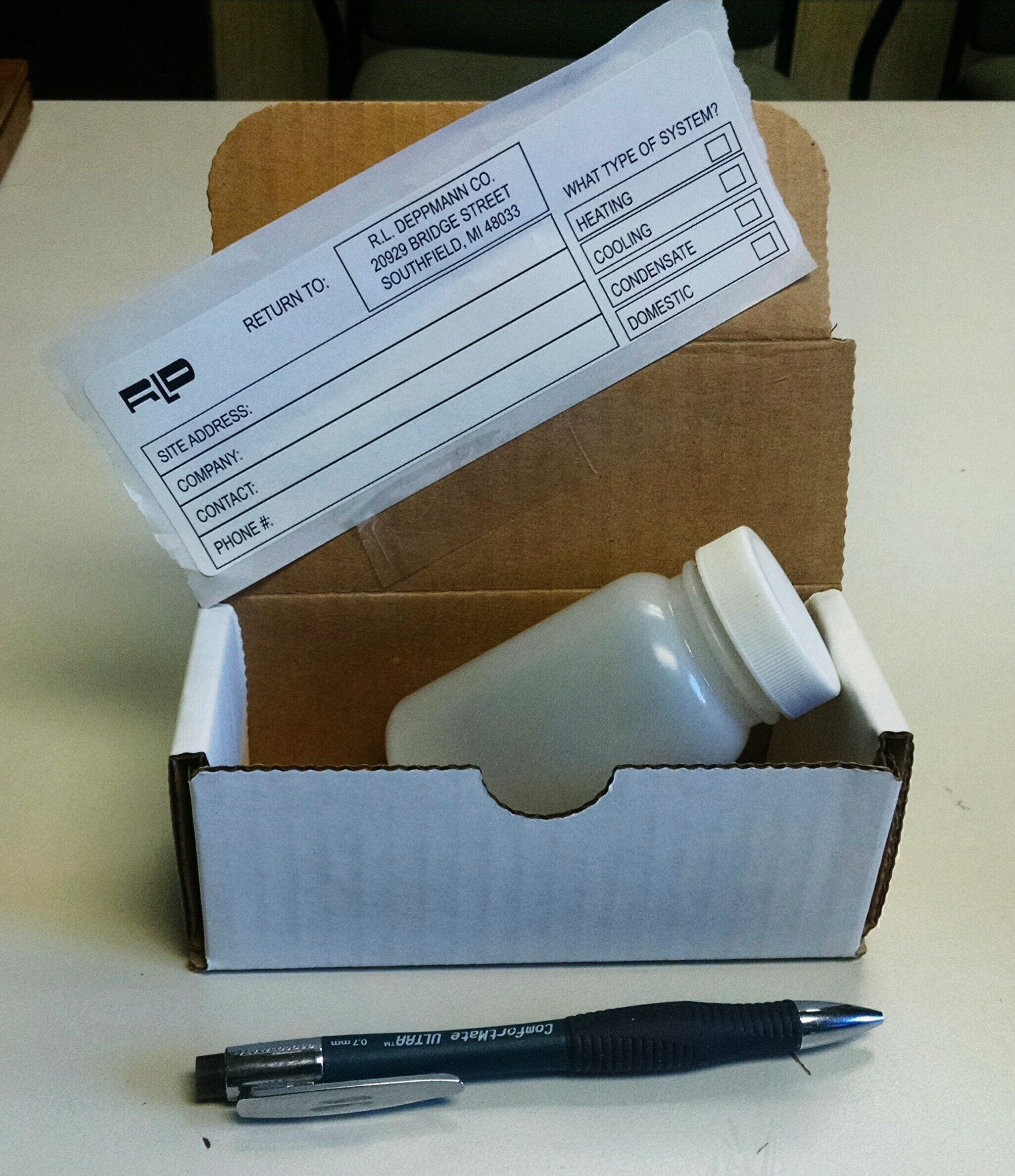 R.L. Deppmann Water Test Sample Kit