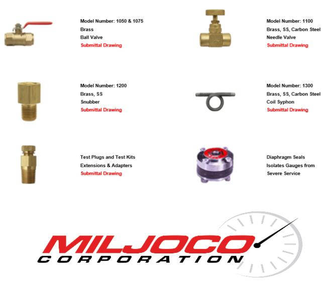 Pressure Gauge Accessories for Hydronic HVAC and Plumbing