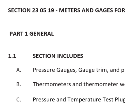 specifications thermometer gauge plug