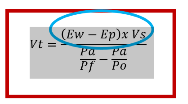 Acceptance Volume Formula