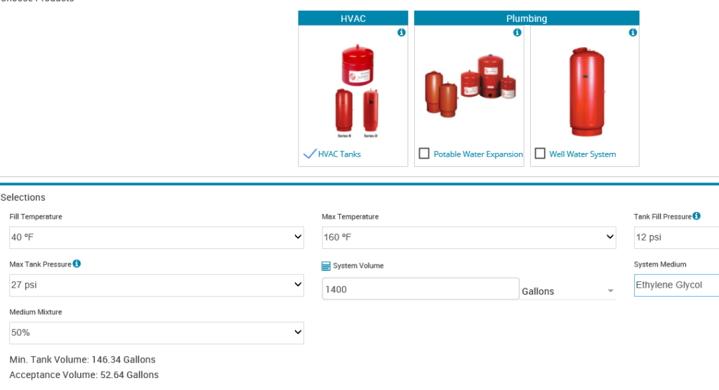 Expansion & Compression Tanks in Hydronic Systems Acceptance Volume