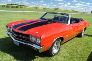 1970, Chevrolet SS Convertible - red