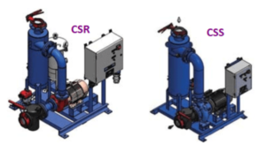 Griswold Water Systems model CSS separator system and model CSR closed recovery separator system