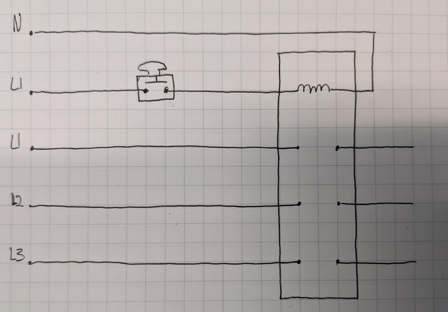 Sketch of one way to achieve the power shutdown.